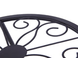 4 Plant Shelves with 4-1 Round Pattern in Black Baking Paint 87824548
