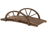 Wooden Garden Bridge Arc Footbridge 53976823
