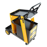 Multi-function welder trolley, MIG TIG ARC plasma cutter storage tank with 2 safety chains, portable W227P220276