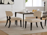 Wooden Dining Chairs Set of 2, Modern Fabric Upholstered Dining Room Chair Kitchen Chairs, Farmhouse W3244P392827