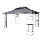 ZUN 13x10 Outdoor Patio Gazebo Canopy Tent With Ventilated Double Roof And Mosquito net W41942174