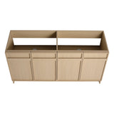 60" Freestanding Bathroom Vanity & 4 Soft-Close Cabinet Doors-BVC11160DDOK -Excluding W999P239165