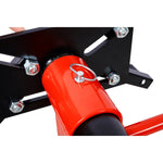 ZUN Engine Stand, 1500 LBS Motor Stand with 4 Wheels, 360 Degree Rotating Head & 4 Adjustable Arms,Metal W46565413