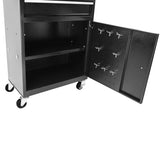 ZUN Rolling Garage Workshop Organizer Detachable 5 Drawer Tool Chest with Large Storage Cabinet and W1239137223