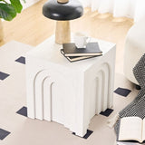 ZUN 15.74'' Square Side Table Small Coffee Table Accent Table Bedside Table for Living Room W876P245148