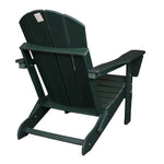 ZUN Folding Adirondack Chair, Relaxing Stackable Arm Rest Ergonomic HDPE All-Weather Adirondack Chair W2103P179347