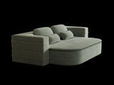 75''2-in-1 Foldable Sofa,Convertible Sleeper Foam Sofa Bed with Multi Functional Blanket, Corduroy W834P317048