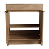 30" Freestanding Bathroom Cabinet Without Basin & 2 Soft-Close Cabinet Doors ,Only W999113509