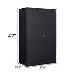 ZUN Metal Storage Cabinet with Locking Doors and Adjustable Shelf, Filing Storage Cabinet , 00968066