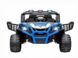 Blue 24V Kids Ride-On Car 2 Seater, Spring Suspension, 3 Speed, Remote Control & LED Lights 83451080