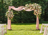 7.2FT Wooden Wedding Arch, Square Wood Arch Wedding Arbor Backdrop Stand for Indoor Outdoor Ceremony 28767367