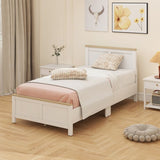 Queen Platform Bed Frame with Headboard and Footboard 97767350