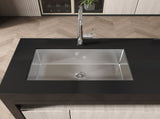 Stainless Steel Kitchen Sink, 30x19 Drop In Single Bowl, Undermount Handmade Sink in Brushed 99693634