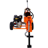 Log Splitter Portable 20 Ton Auto Return Ram System Gear Pump 7HP Engine Horizontal Full Beam Steel W465P183323