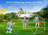 10FT Climbing Dome for Kids Jungle Gym Apply To Park Dome Climber With Swing Playground 90170706