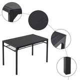 ZUN Dining Table Set for 4, Kitchen Table with 2 Chairs and a Bench, 4 Piece Kitchen Table Set for Small 43714161