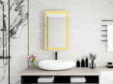 Rectangle Medicine Cabinet Mirror Bathroom Mirror Storage Wall Mounted Medicine Mirror Cabinet W688P210791