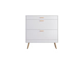 Shoe, 16 Pair Shoe Rack Storage Organizer with 2 Flip Drawers, White Entryway Shoe Storage 61976300