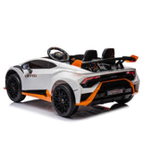 ZUN Lamborghini Huracan Sto 24V Kids Electric Ride-On Drift Car: Speeds 1.86-5.59 MPH, Ages 3-8, Foam W1396P155007