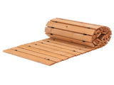 8 ft L x 17 in Wooden Garden Pathway, Decorative Wooden Walkway for Backyard & Wedding Party 74122955