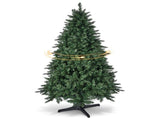 6FT Green Rotating Christmas Tree with 200 Warm White LED Lights, 8 Lighting Modes & Remote, 850 37715387