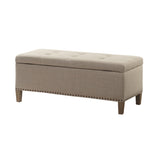 Tufted Top Soft Close Storage Bench B03548308