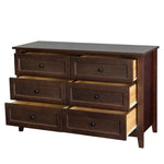 ZUN Solid Wood spray-painted drawer dresser bar,buffetware cabinet lockers buffet server console W679103294