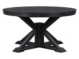 Retro Functional Extendable Dining Table with a 12" Leaf for Dining Room and Living Room 81642106