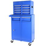 ZUN 5-Drawer Rolling Tool Chest, High Capacity Tool Storage Cabinet W/Lockable Wheels, Adjustable Shelf W1239132607