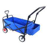 ZUN folding wagon Collapsible Outdoor Utility Wagon, Heavy Duty Folding Garden Portable Hand Cart, Drink W22747803