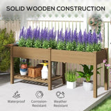 Wooden PlanterFlower shelf,Wood Planter Box 10377205