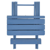 Folding Square Table Patio Outdoor solid wood Table for Backyard, Balcony, Portable Design 86627518