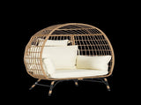 Wicker Egg Chair,Rattan Egg Chair Indoor Outdoor,Oversized Large Egg Chairs 600lbs with Ottoman and 92437319