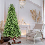 Artificial 6ft Green Christmas Tree with 1168 PE/PVC Mixed Branch Tips, Hinged Premium & Foldable 19635605