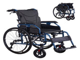 Aluminium multi-functional manual wheelchair. Hand brake. 24-inch quick detachable wheel. One-button W3121P298949