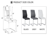 Modern Dining Chairs with Faux Leather Padded Seat Dining Living Room Chairs Upholstered Chair with W1151P490192
