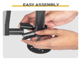 4*4*3.3FT Black iron pipe PVC coated polyester tarpaulin, waterproof and UV resistant, dark gray pet 06561748