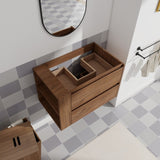 30" Wall Mounting Bathroom Vanity, Soft Close Drawer W999P193006