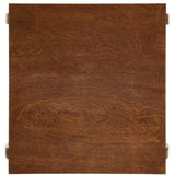 Walnut 2-shelf End Table B062P181376