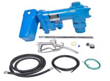 20GPM 12V Fuel Transfer Pump with Nozzle Kit for Transfer of Gasoline Diesel Blue 02142653