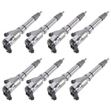8x Fuel Injectors 0445120027 Fits for 2004.5-2005 GM Chevrolet Silverado Sierra 3500 6.6L Duramax 70730215
