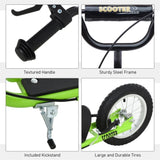 youth scooter is equipped Dual Brakes - Green 81191340
