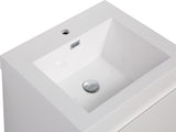 24" Floating Bathroom Vanity with Sink, Modern Wall-Mounted Bathroom Storage Vanity Cabinet with W1573P152683
