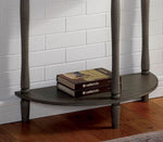 ZUN Traditional Design 1pc Side Table Storage Bottom Shelf Antique Gray Color Home Living Room Furniture B011P214983