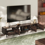 78 " Mid Century Modern TV Stand for 65 Inch TVs, TV Console with Storage Cabinets for Living Room, N710P293264Q