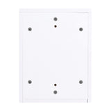 12 Inch Small Wall Mounted Storage Shelves, Suitable For Small Bathroom, Glossy White W999P179595