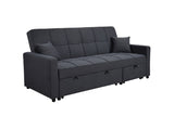 83" Oversized Upholstered Sofa Bed W/Pull Out Couch Bed & Adjustable Backrest,3 Seaters Sofa & Couch W1417131917