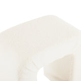 24'' Boucle stool Set of 2,Dining Chairs for Home Kitchen Island,White N780P187017K