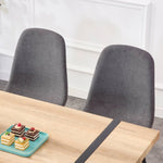 ZUN Dining Set of 4, Modern Mid-Century Style Dining Kitchen Room Upholstered Side. Accent W115164380