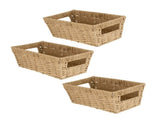 3 Pack Dutch Weave Paper Rope Small Shelf Storage Basket 10855490